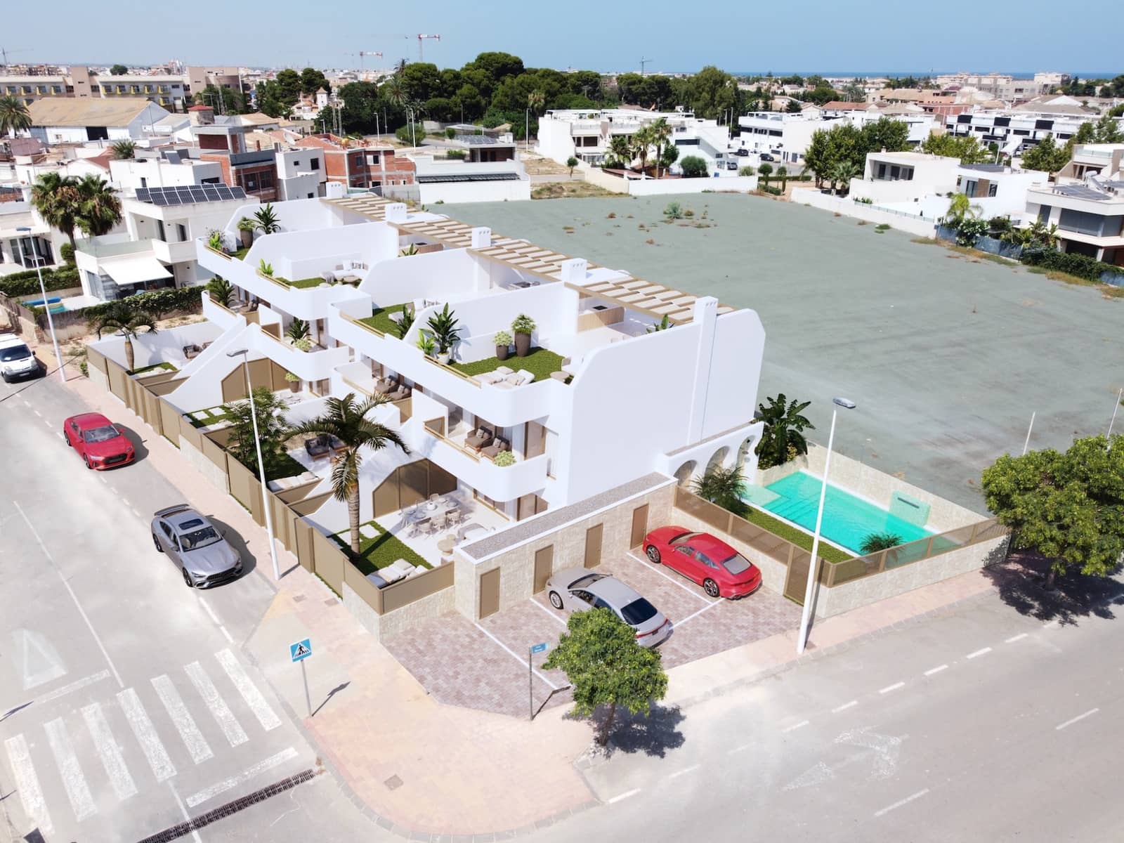 3 soveværelse Lejlighed til salg i San Pedro del Pinatar med swimmingpool - € 339.000 (Ref: 9355536)