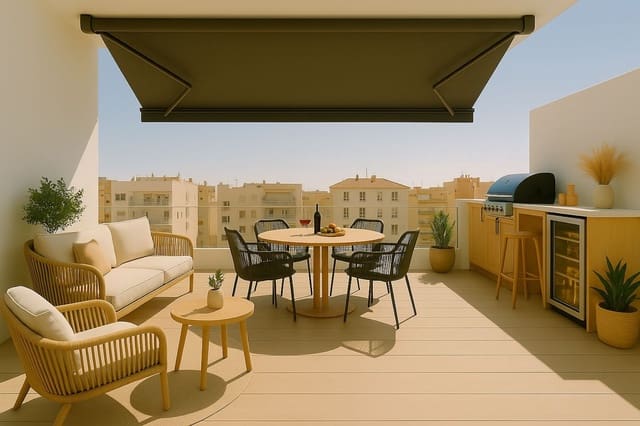 3 soveværelse Penthouse til salg i Las Viñas, Guardamar del Segura - € 349.000 (Ref: 9355540)