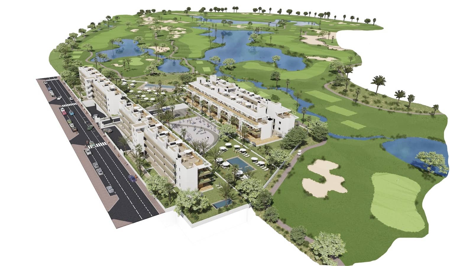 3 soveværelse Penthouse til salg i Los Alcazares med swimmingpool - € 395.000 (Ref: 9443085)