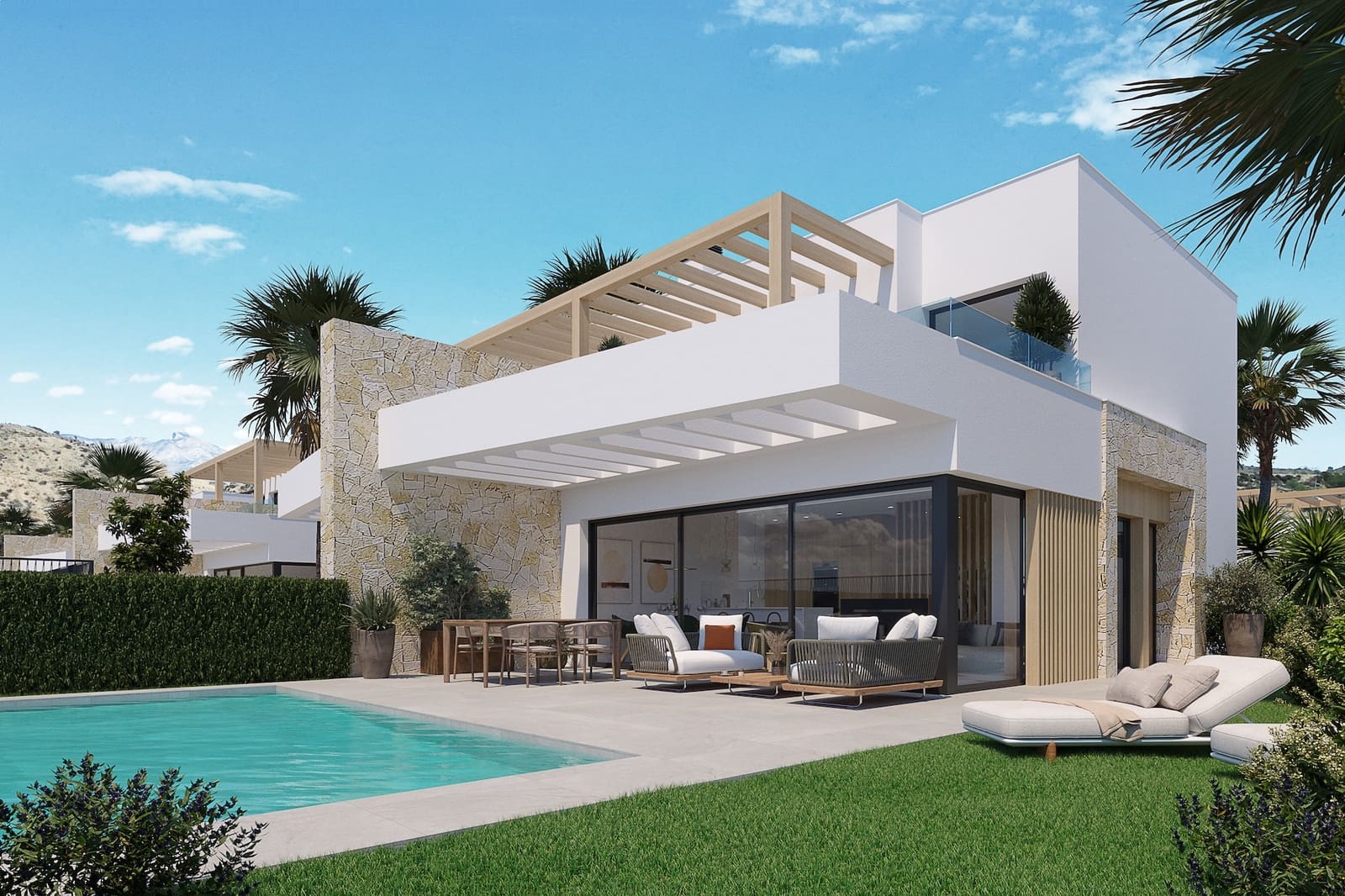 3 bedroom Villa for sale in Monforte del Cid with pool - € 489,000 (Ref: 9451712)