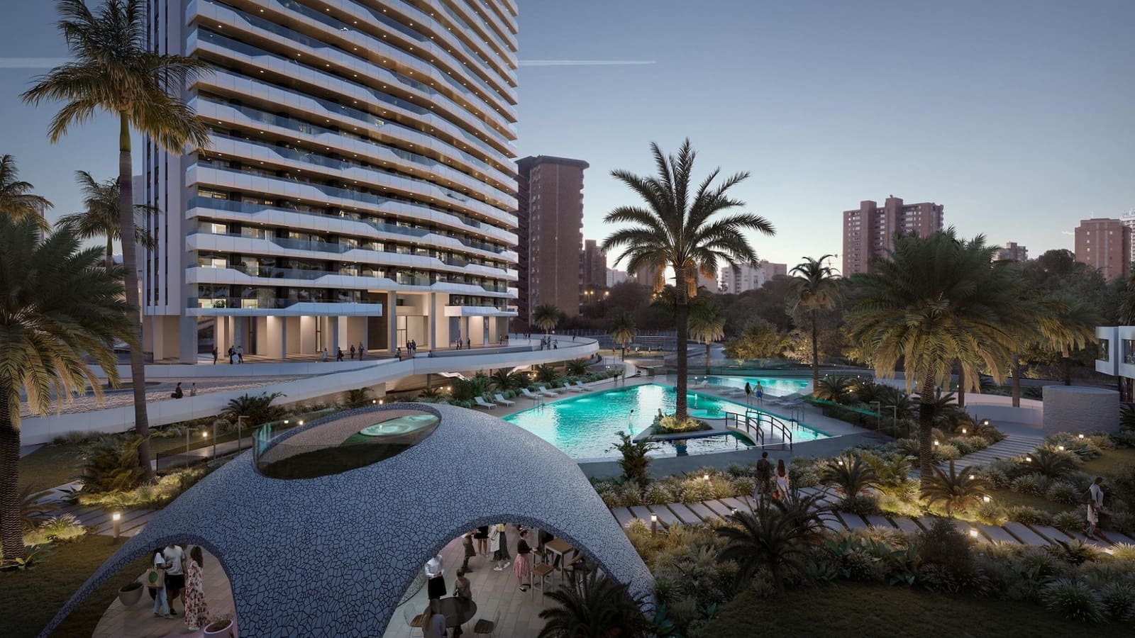 2 camera da letto Appartamento in vendita in Benidorm con piscina - 641.000 € (Rif: 9470137)