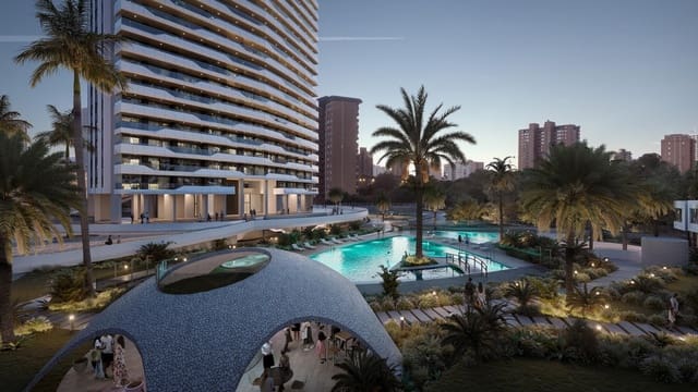 2 camera da letto Appartamento in vendita in Benidorm con piscina - 641.000 € (Rif: 9470137)