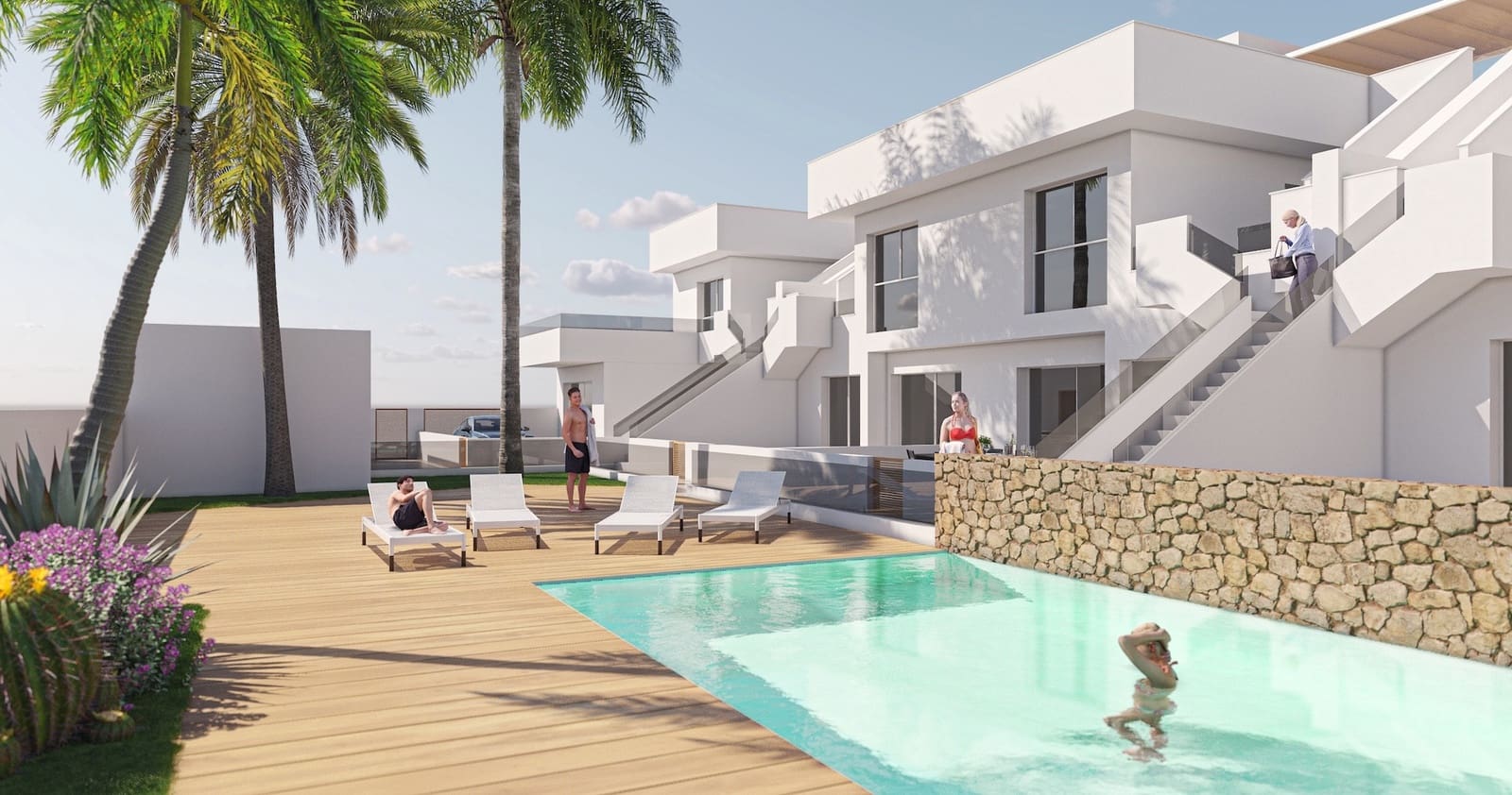 3 slaapkamer Penthouse te koop in Pilar de la Horadada met zwembad garage - € 395.000 (Ref: 9483730)