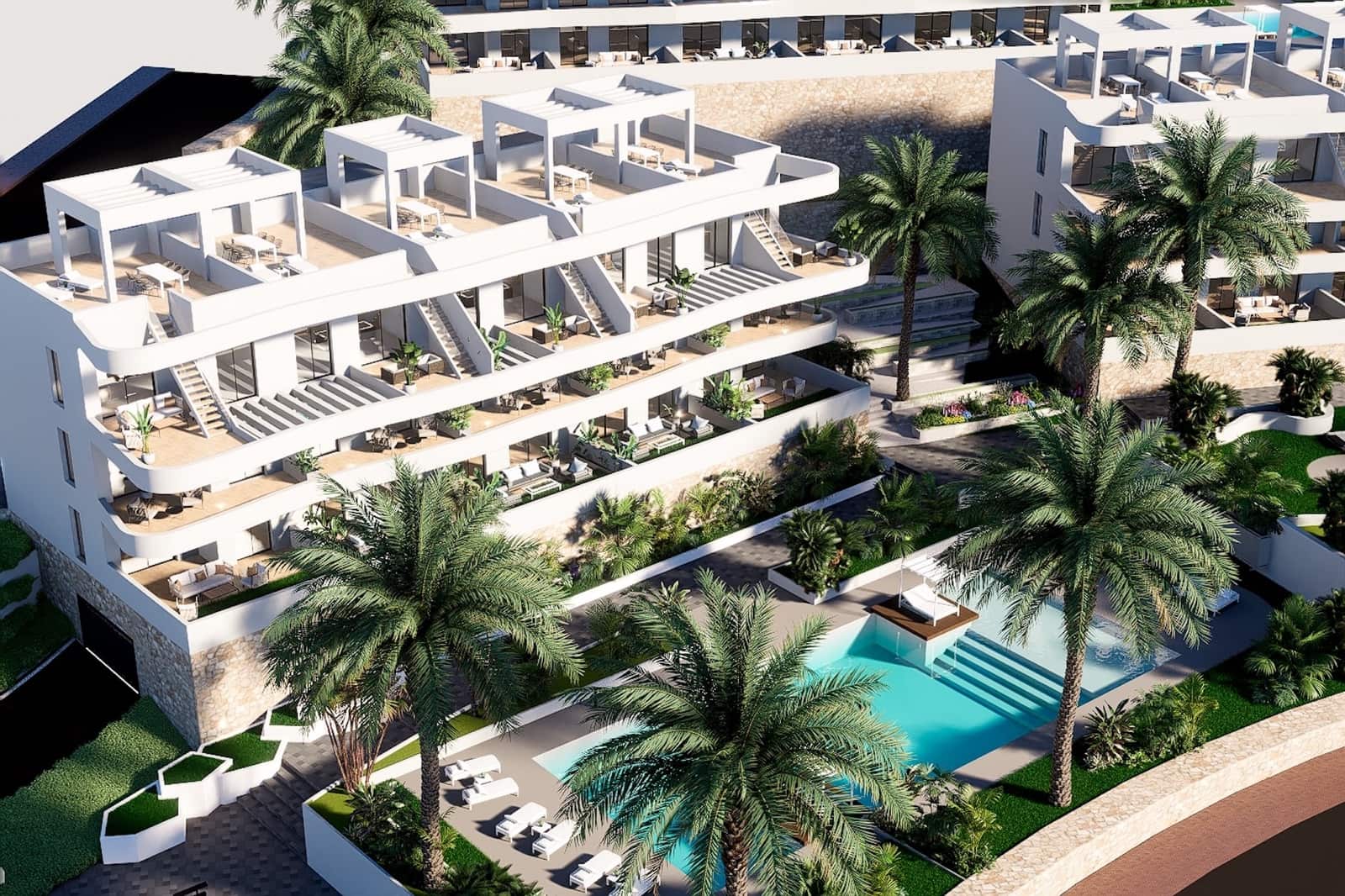 2 soveværelse Lejlighed til salg i Finestrat med swimmingpool - € 319.000 (Ref: 9536567)