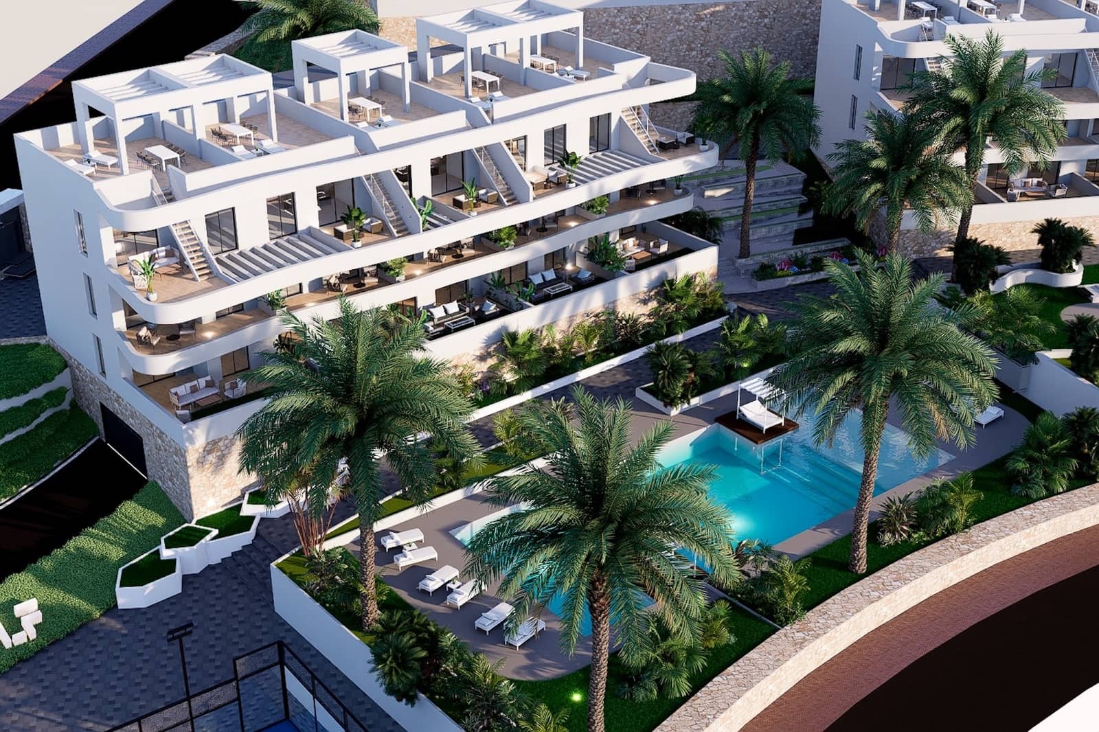 2 soveværelse Lejlighed til salg i Finestrat med swimmingpool - € 319.000 (Ref: 9536567)