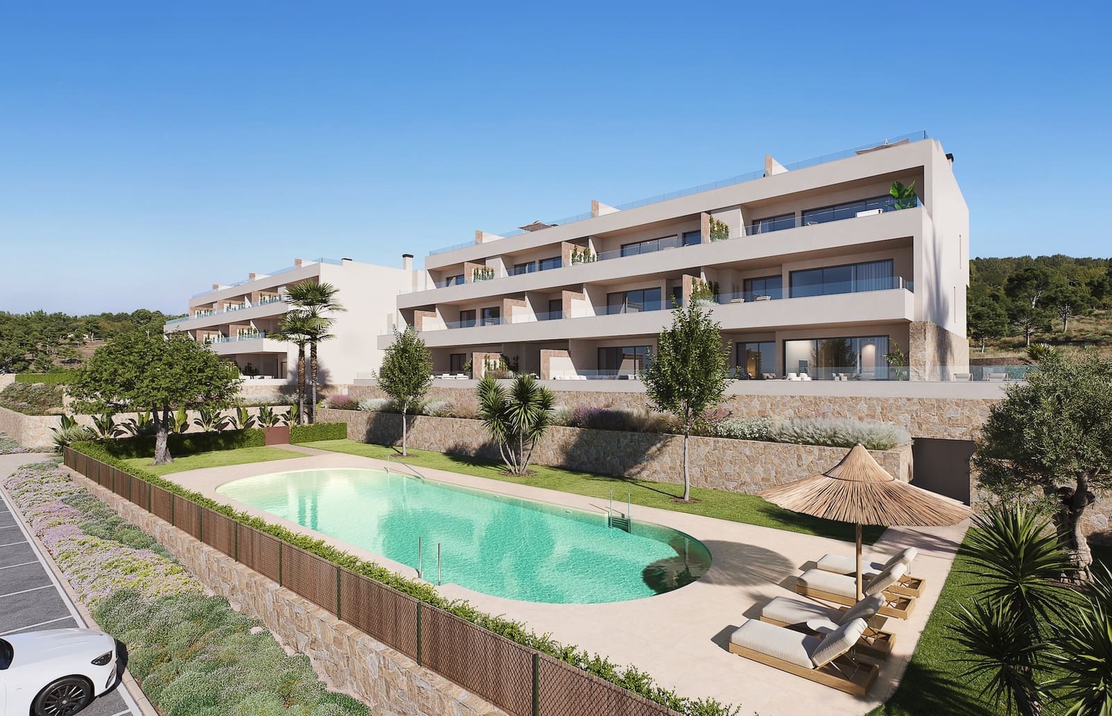 3 chambre Appartement à vendre à Las Colinas Golf avec piscine garage - 625 000 € (Ref: 9567907)