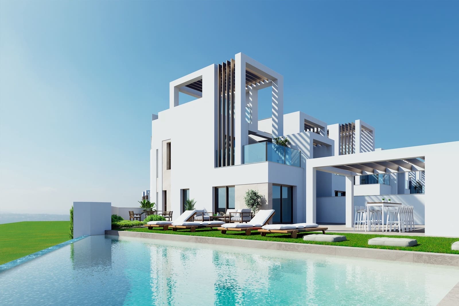 3 bedroom Townhouse for sale in Los Alcazares with pool - € 439,000 (Ref: 9795779)