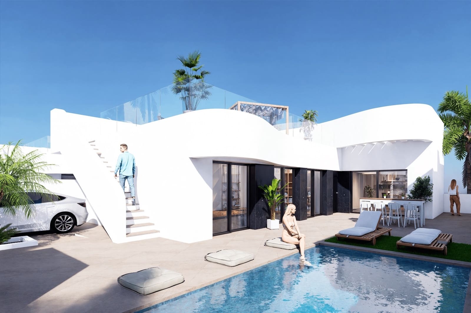 3 bedroom Villa for sale in Algorfa with pool - € 420,000 (Ref: 9795797)