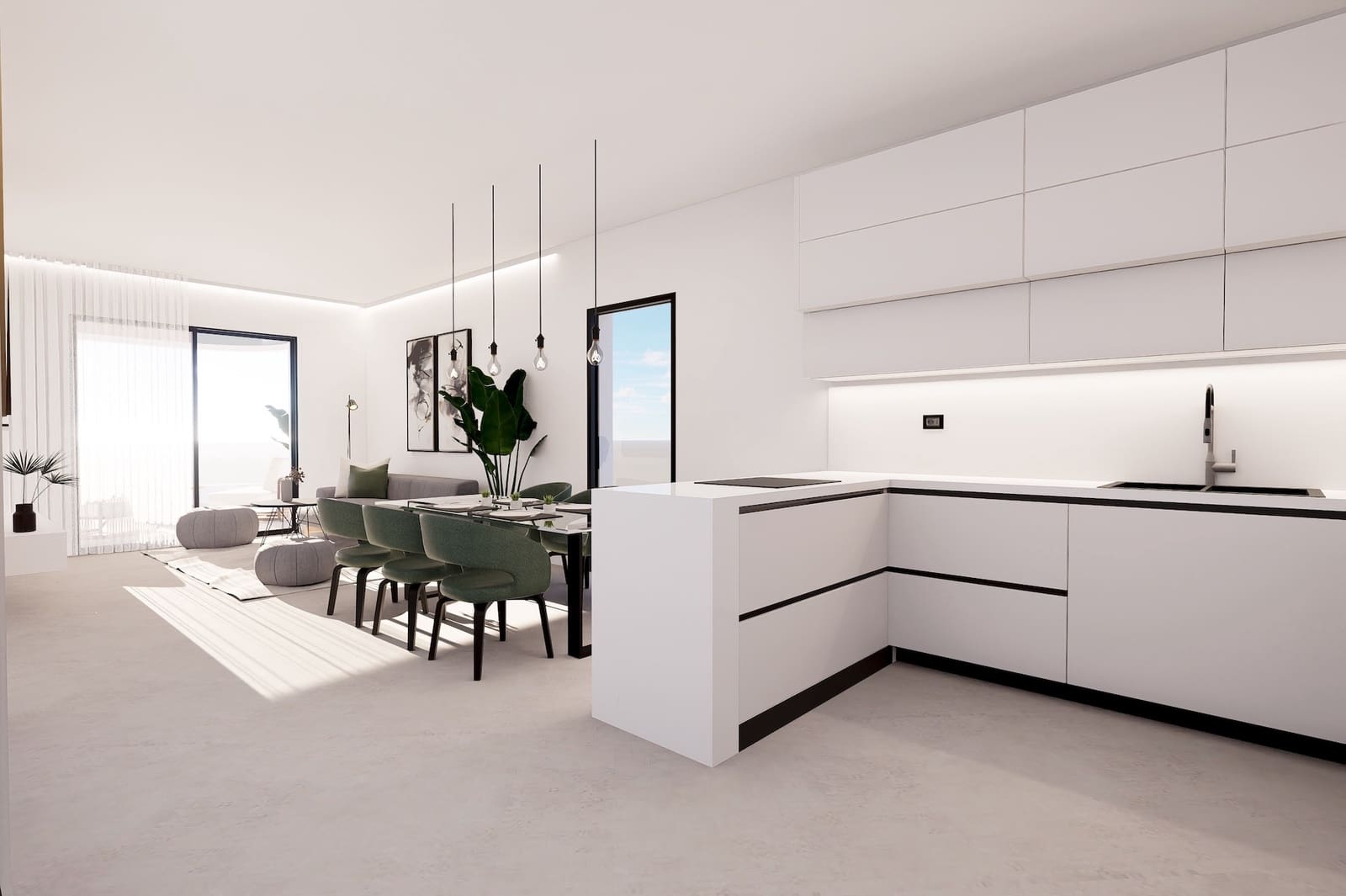 2 soveværelse Penthouse til salg i Finestrat med swimmingpool - € 369.000 (Ref: 9795880)