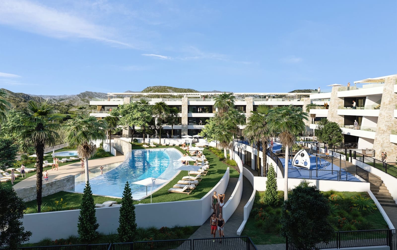 3 sovrum Takvåning till salu i Monforte del Cid med pool - 465 000 € (Ref: 9795928)