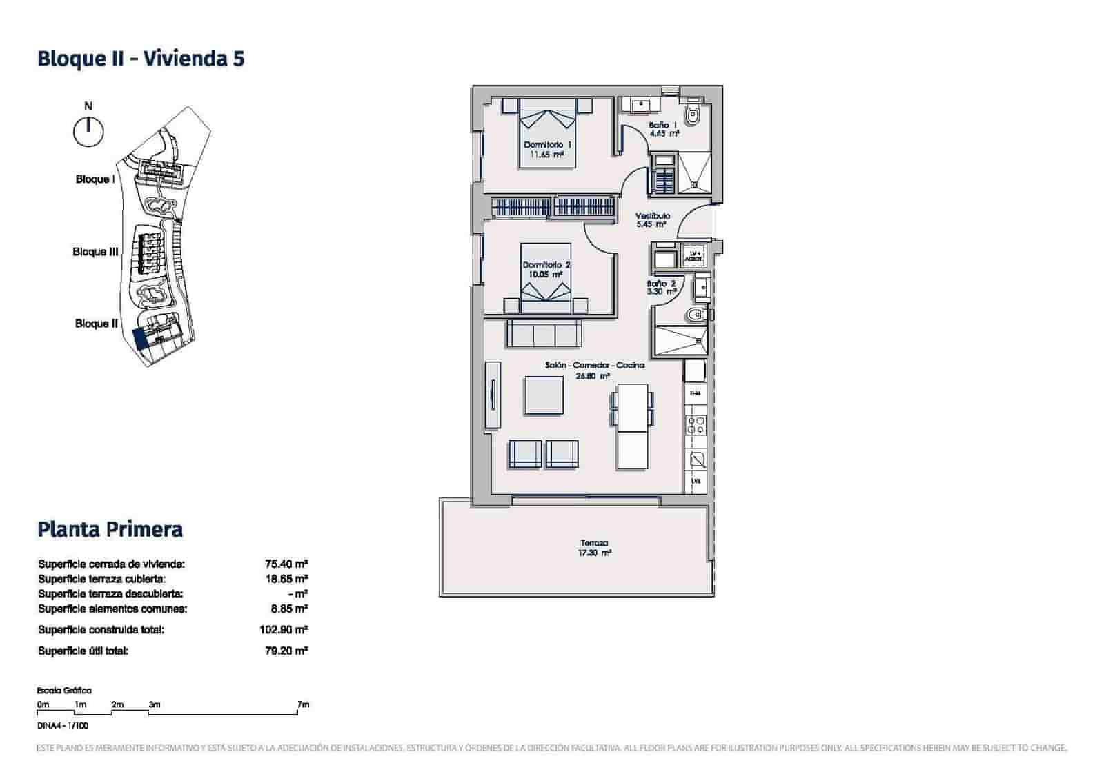 2 chambre Appartement à vendre à Benidorm avec piscine - 430 000 € (Ref: 9883793)