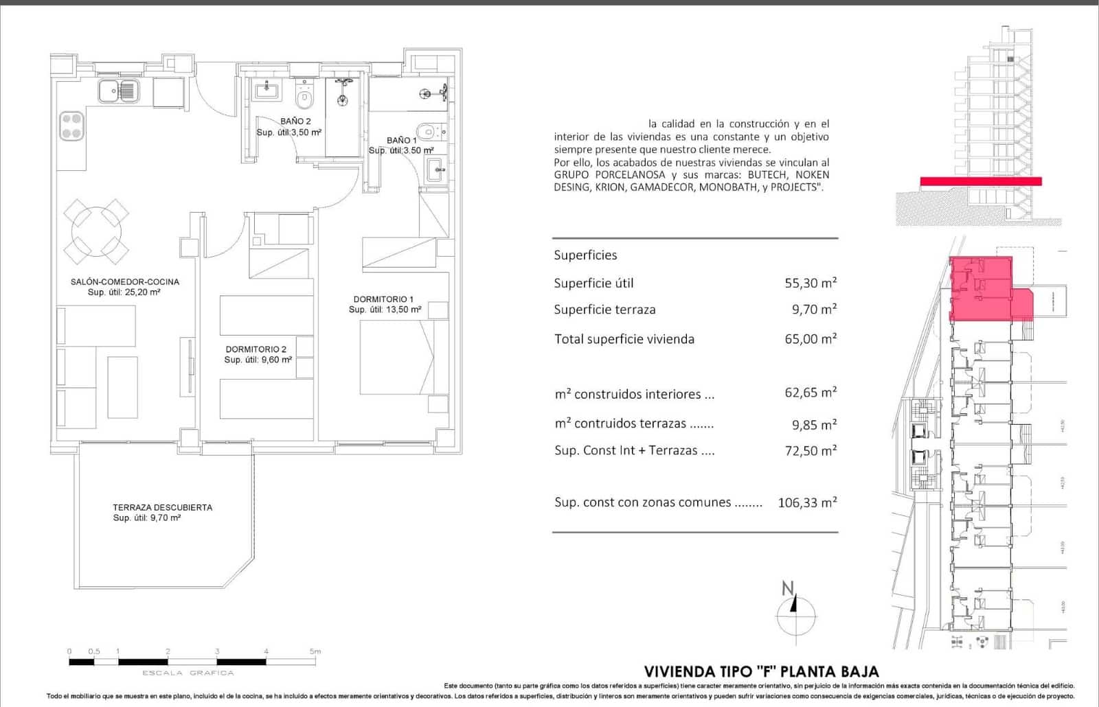 2 Zimmer Apartment zu verkaufen in Benidorm mit Pool - 340.000 € (Ref: 9883796)