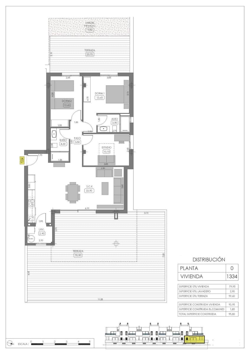 2 Zimmer Apartment zu verkaufen in Algorfa mit Pool - 318.000 € (Ref: 9883810)