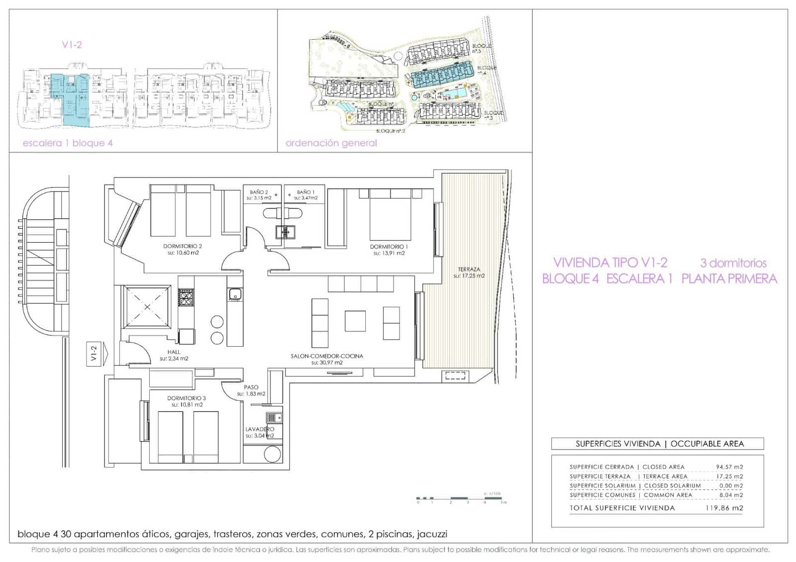 3 soveværelse Lejlighed til salg i Playa Flamenca med swimmingpool - € 469.000 (Ref: 9888484)