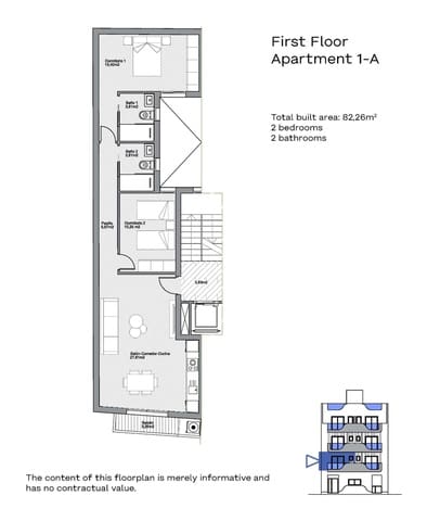 2 bedroom Apartment for sale in Puerto Deportivo, Torrevieja with pool - € 259,000 (Ref: 9900745)