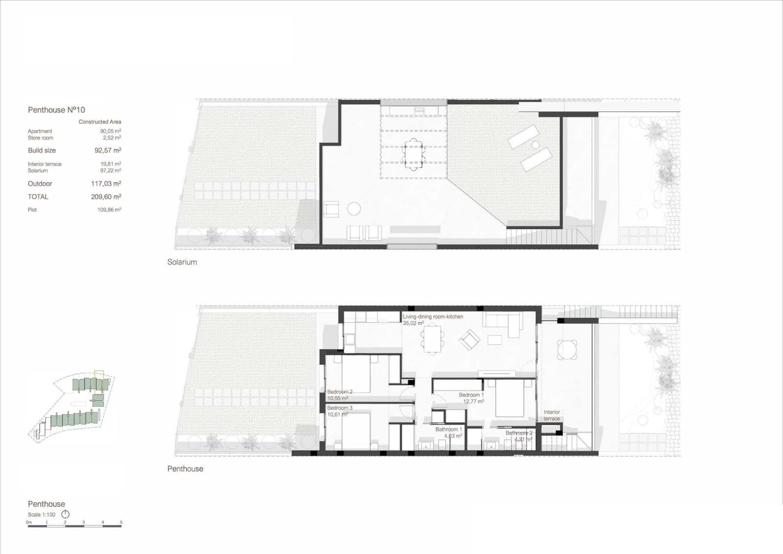3 quarto Penthouse para venda em Roda com piscina - 349 000 € (Ref: 9902613)