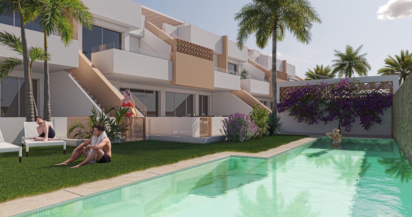 2 quarto Penthouse para venda em Pilar de la Horadada com piscina - 319 900 € (Ref: 9953510)