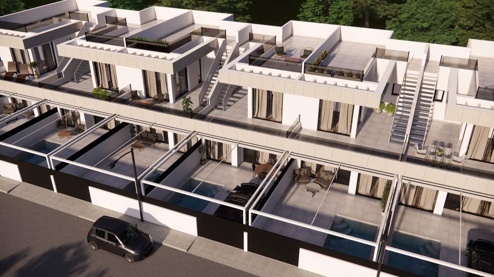 3 bedroom Terraced Villa for sale in Rojales with pool garage - € 396,900 (Ref: 9953527)