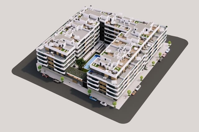 2 Zimmer Apartment zu verkaufen in Norte, Santa Pola mit Pool - 345.000 € (Ref: 9953530)