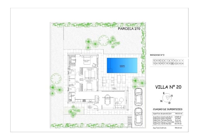 3 bedroom Villa for sale in Calasparra with pool - € 359,000 (Ref: 9953533)