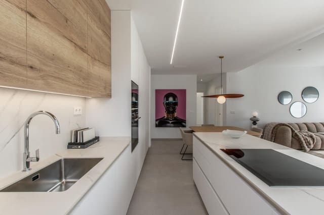 3 chambre Appartement à vendre à Balcón de Finestrat - Terra Marina, Finestrat avec piscine garage - 490 000 € (Ref: 9953545)