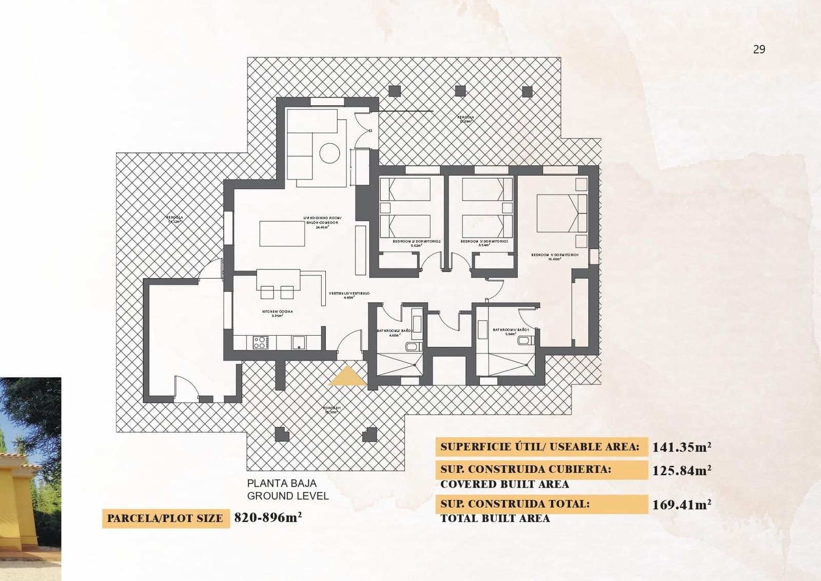2 soverom Villa til salgs i Las Palas med svømmebasseng - € 199 000 (Ref: 7555302)