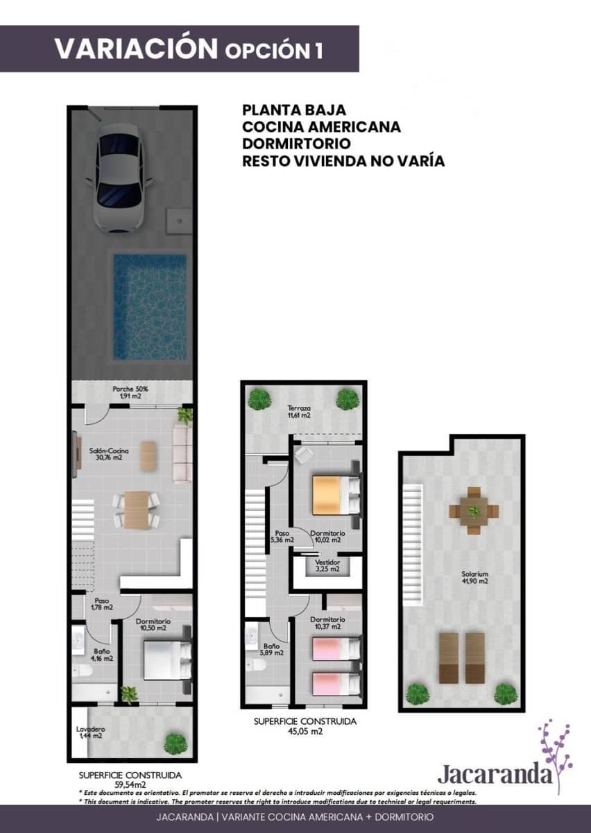 3 sovrum Radhus till salu i San Pedro del Pinatar med pool - 389 900 € (Ref: 8676492)