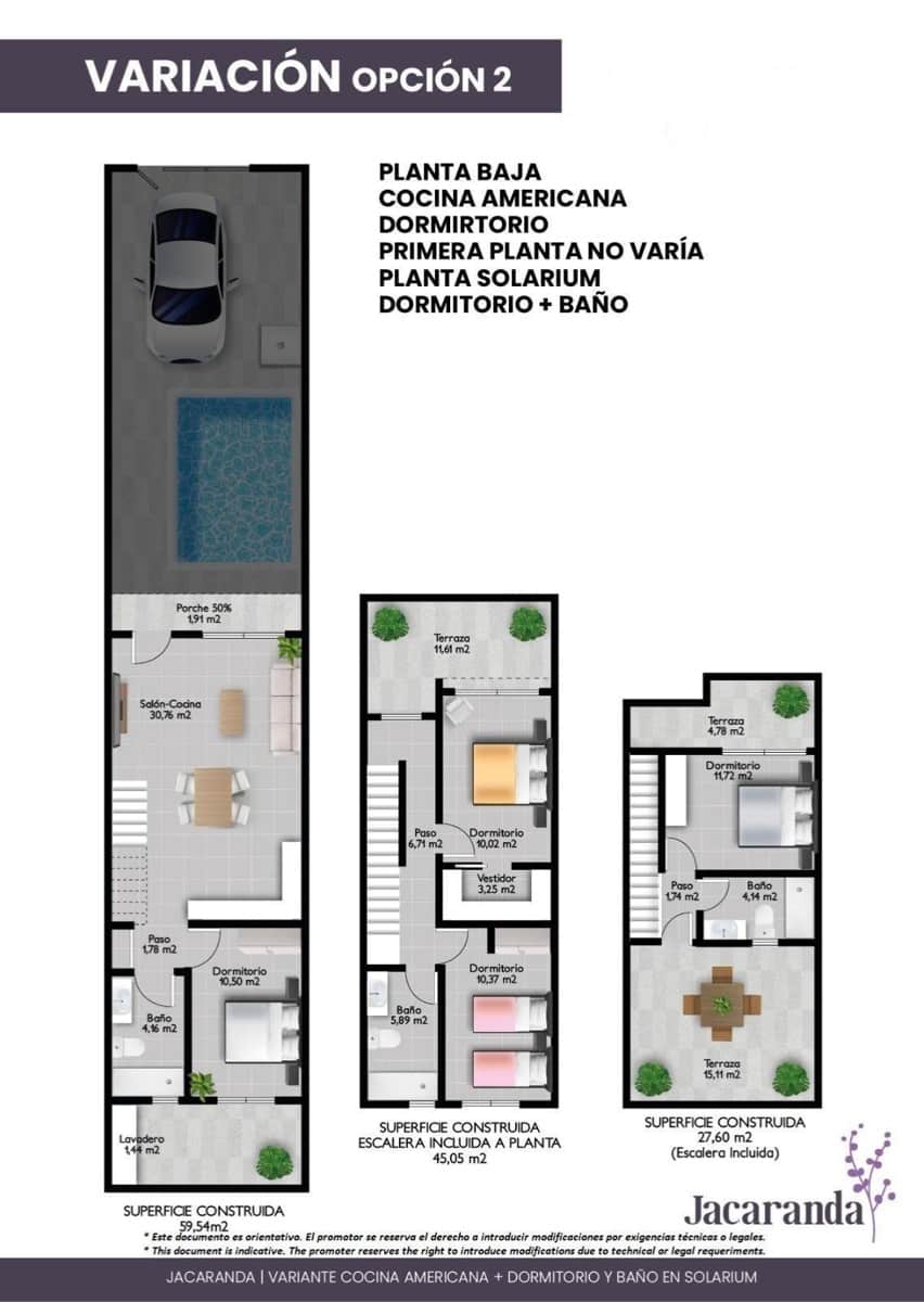 3 sovrum Radhus till salu i San Pedro del Pinatar med pool - 389 900 € (Ref: 8676492)