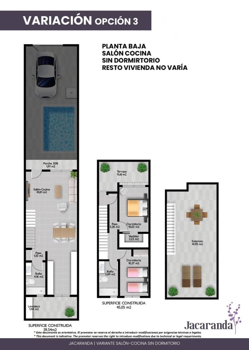 3 sovrum Radhus till salu i San Pedro del Pinatar med pool - 389 900 € (Ref: 8676492)