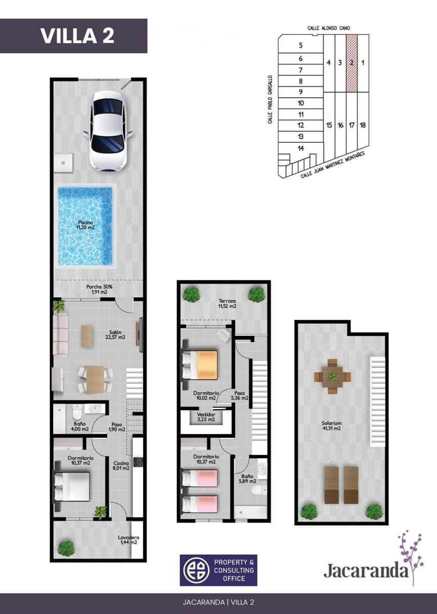 3 sovrum Radhus till salu i San Pedro del Pinatar med pool - 389 900 € (Ref: 8676492)