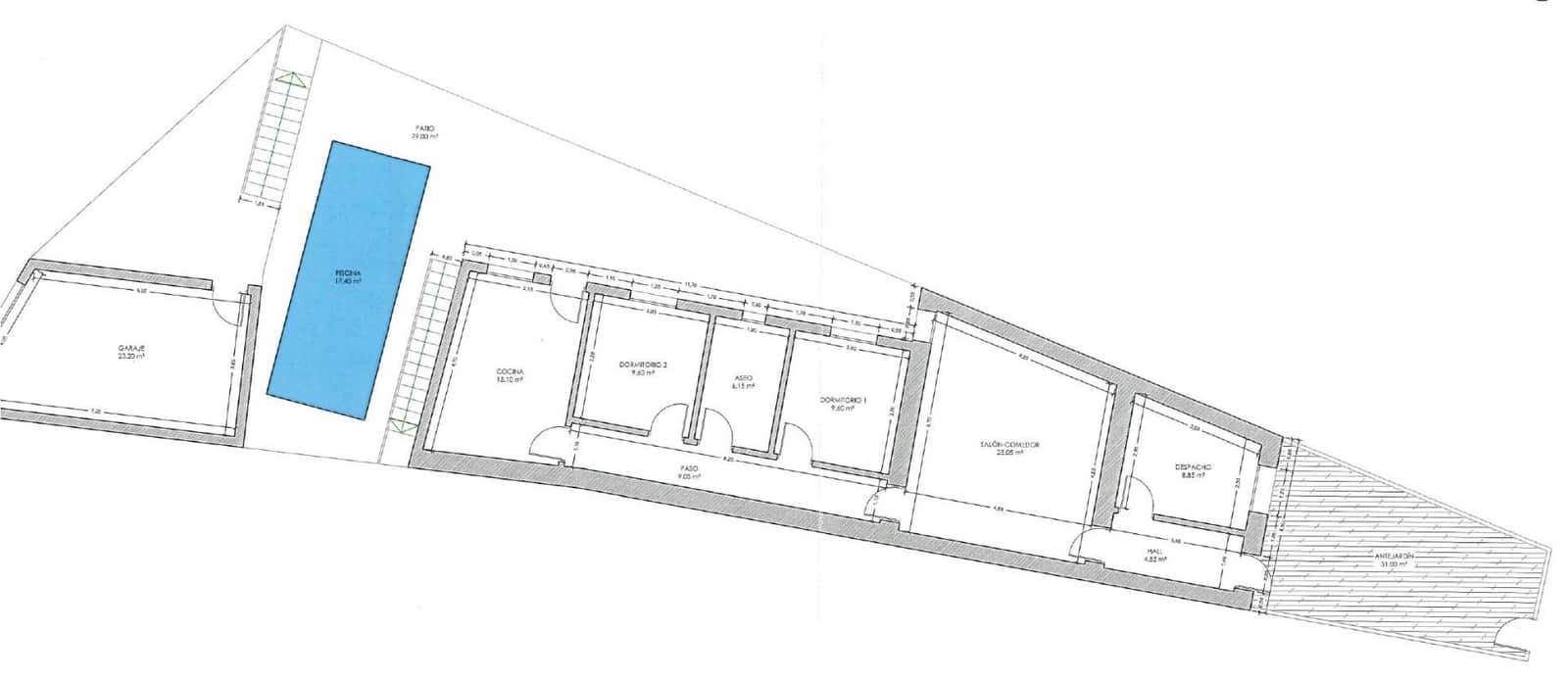 3 soverom Villa til salgs i Las Palas med svømmebasseng garasje - € 149 000 (Ref: 9073562)