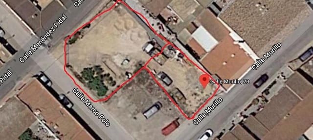 Byggegrund til salg i Roldan, Torre-Pacheco - € 55.500 (Ref: 9726832)