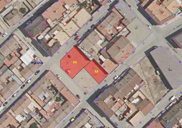 Building Plot for sale in Roldan, Torre-Pacheco - € 55,500 (Ref: 9726832)