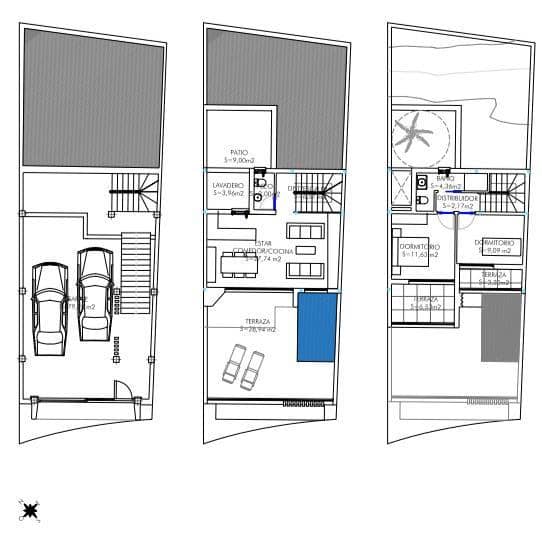 3 soveværelse Byhus til salg i Torrox-Costa med swimmingpool garage - € 459.000 (Ref: 7706231)