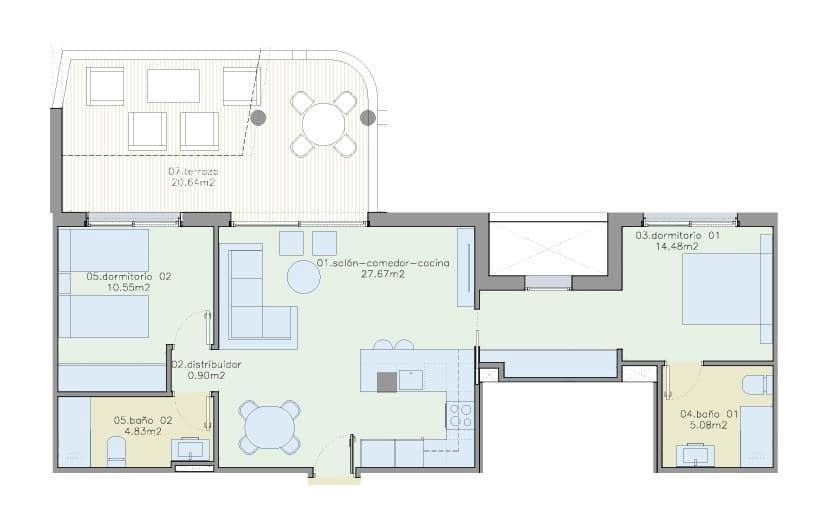 Apartamento de 2 habitaciones en Torre del Mar en venta con piscina garaje - 479.900 € (Ref: 9854649)