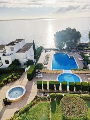 2 Zimmer Strandapartment zu vermieten in Illetas mit Pool Garage - 3.500 € (Ref: 9816226)