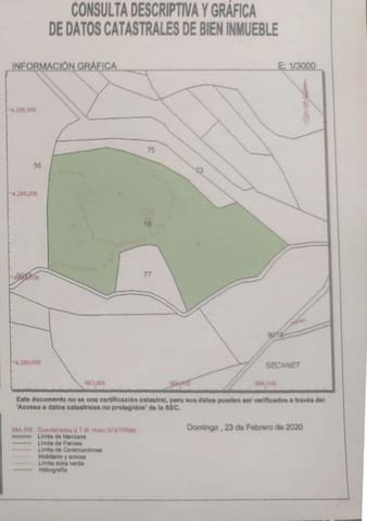Ubebygd land til salgs i Monóvar / Monóver - € 53 000 (Ref: 10030765)