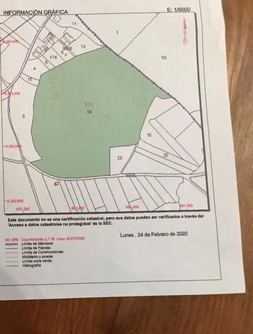 Landgrundstück zu verkaufen in Cañada - 177.779 € (Ref: 10030791)