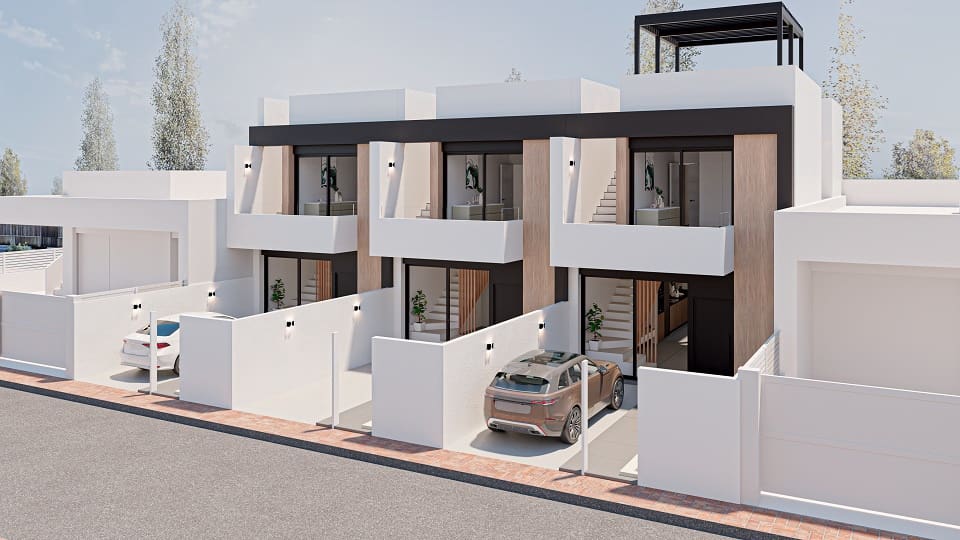 3 soveværelse Byhus til salg i San Pedro del Pinatar med swimmingpool - € 289.000 (Ref: 8835889)