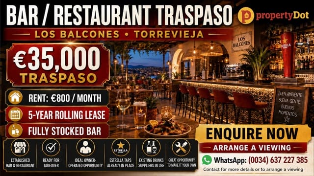Företag till salu i Torrevieja - 35 000 € (Ref: 9914901)