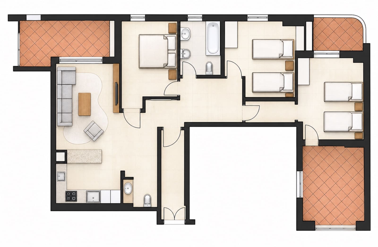 3 slaapkamer Appartement te koop in Manilva met zwembad garage - € 330.000 (Ref: 10030203)