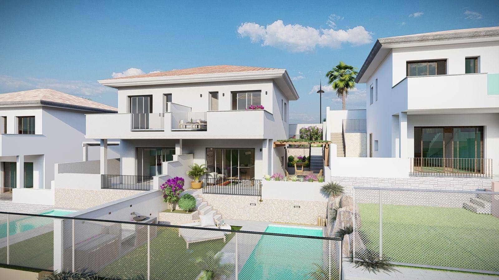 2 soveværelse Semi-Rækkehus til salg i Manilva med swimmingpool - € 385.000 (Ref: 8813818)