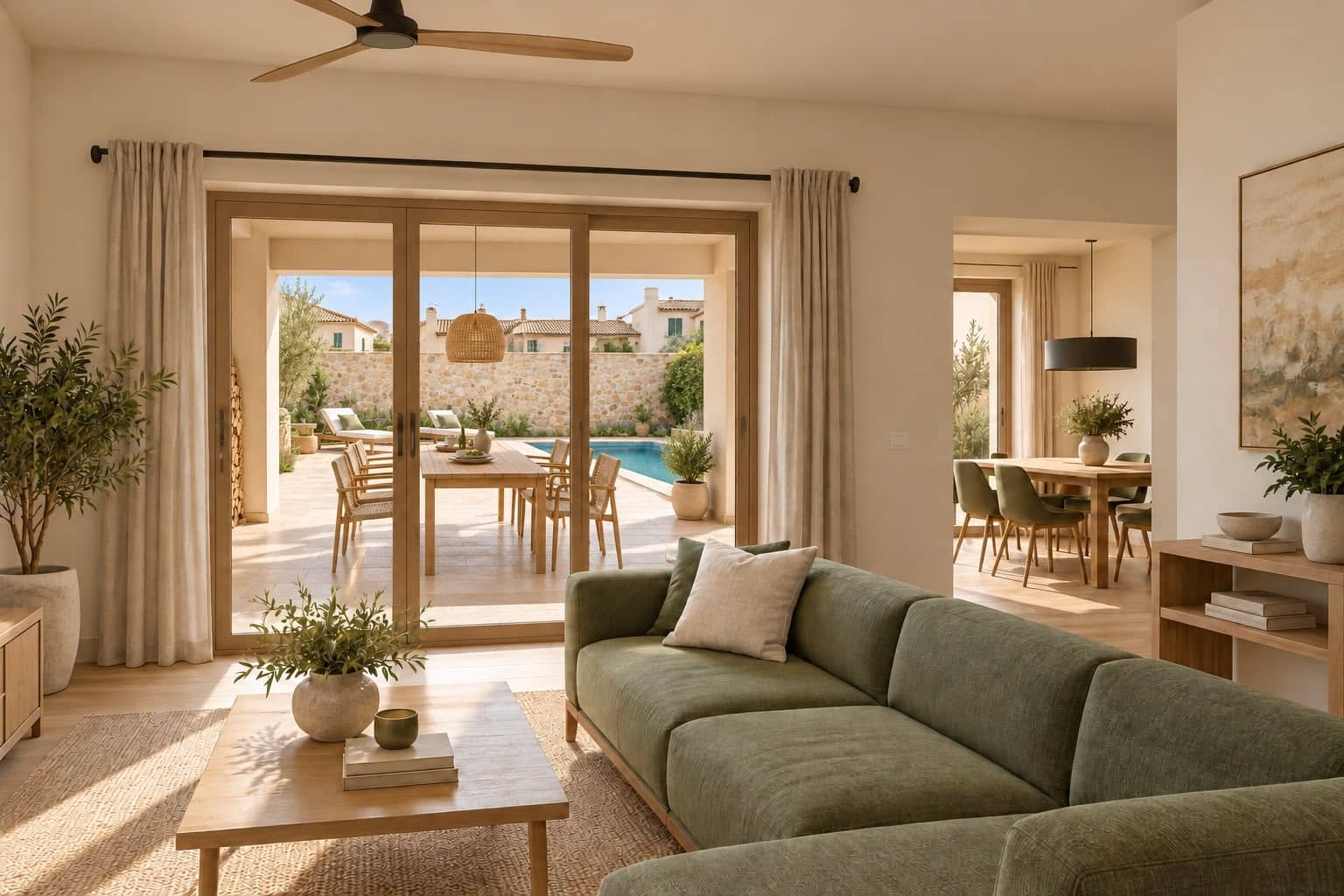 3 quarto Casa em Banda para venda em Arta com piscina garagem - 1 295 000 € (Ref: 10161956)