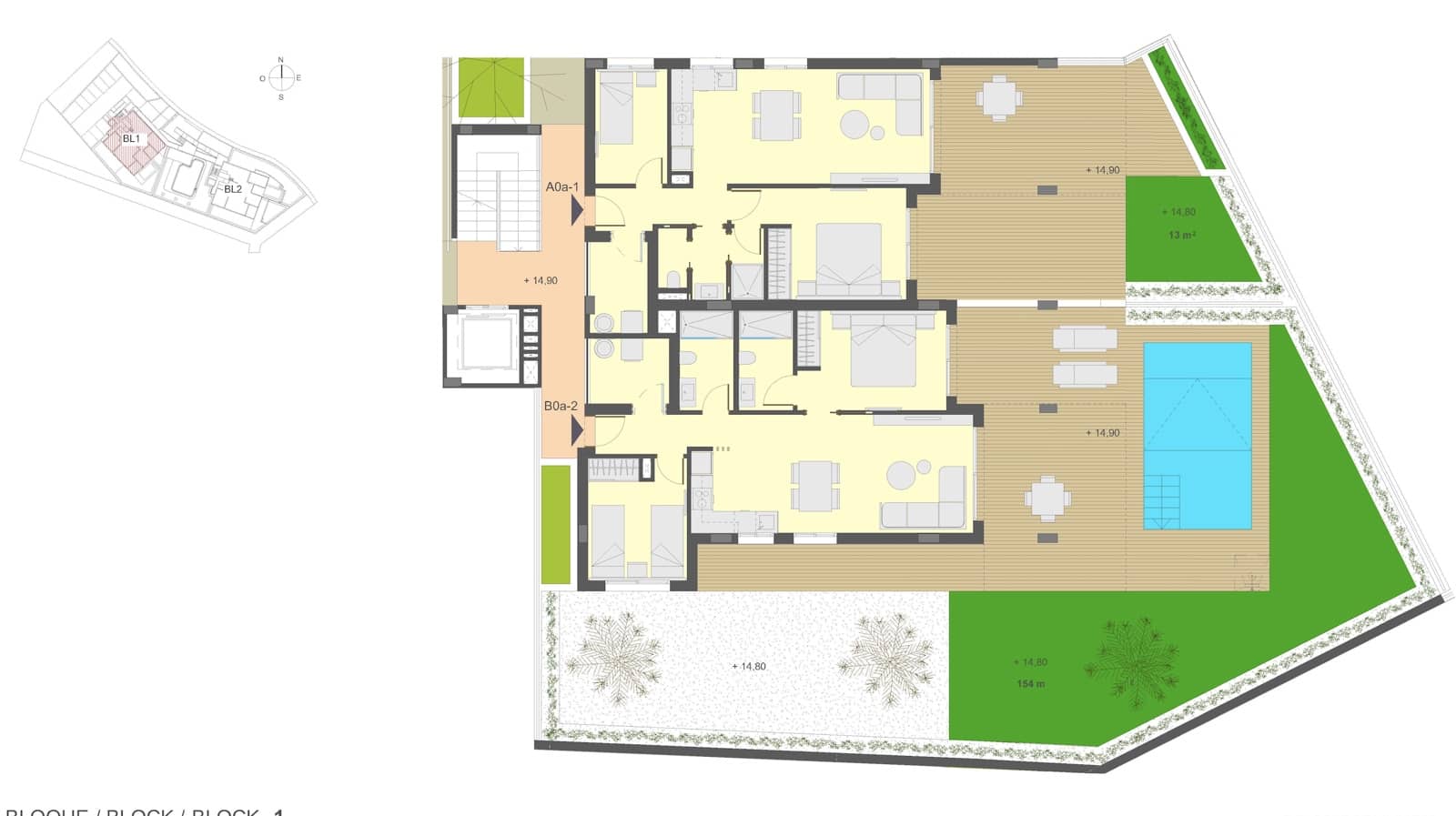 3 slaapkamer Appartement te koop in Canyamel met zwembad garage - € 752.000 (Ref: 9162928)