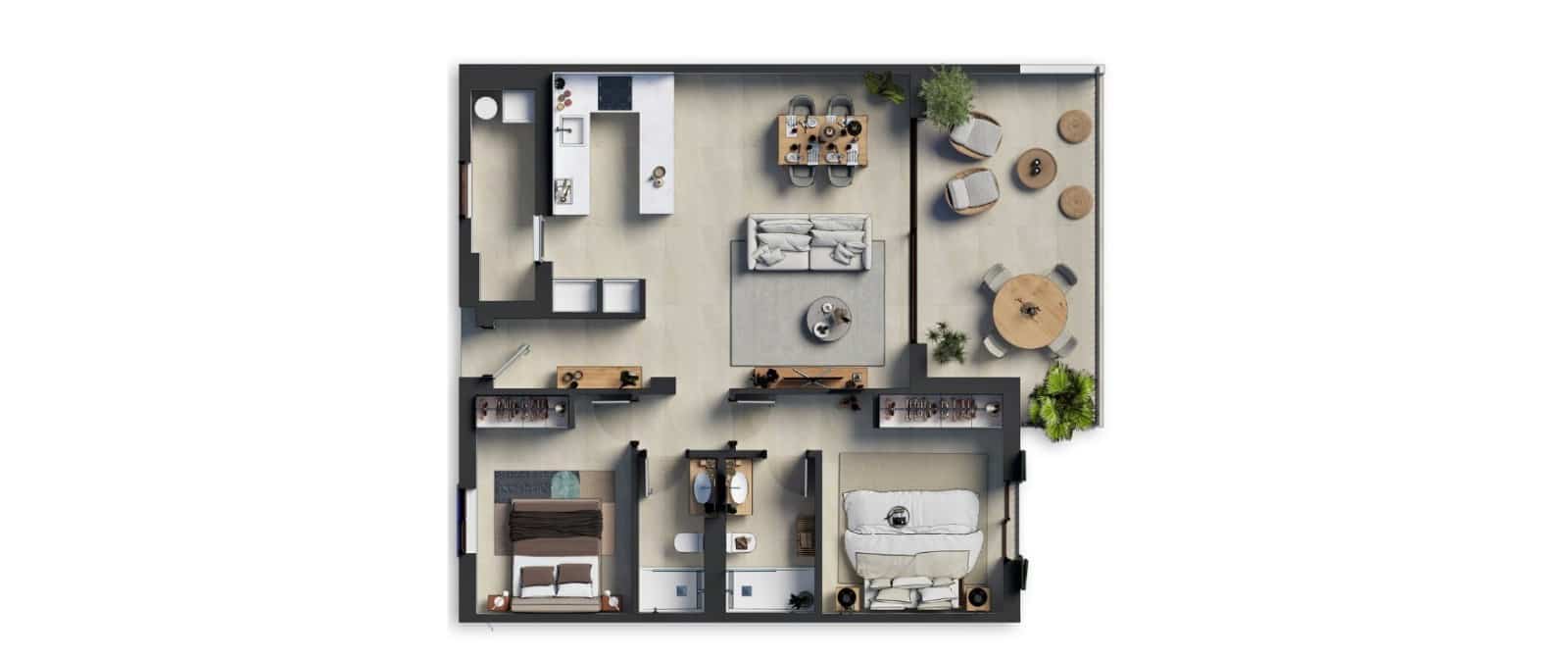 2 soverom Leilighet til salgs i Capdepera med svømmebasseng garasje - € 475 000 (Ref: 9164567)