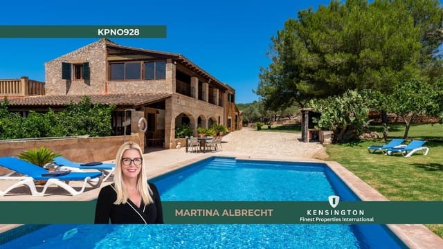 10 sovrum Finca/Hus på landet till salu i Manacor med pool garage - 2 300 000 € (Ref: 9191504)