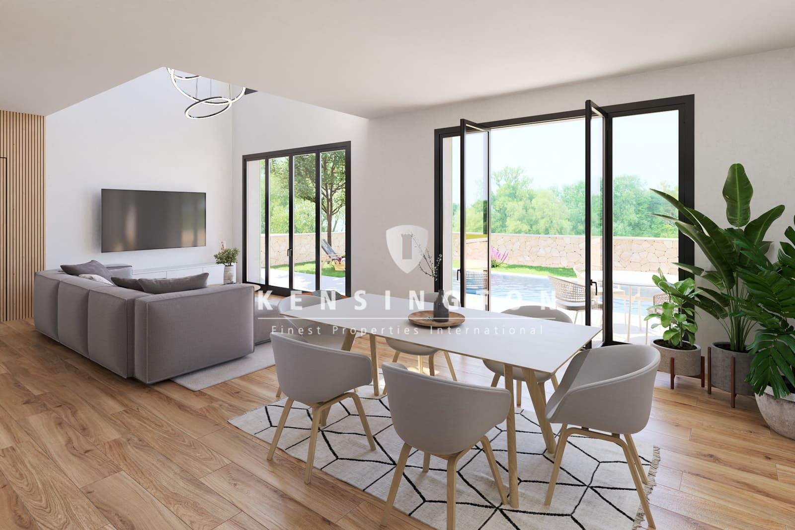 Casa de 3 habitaciones en Es Llombards en venta con piscina garaje - 1.300.000 € (Ref: 9470745)