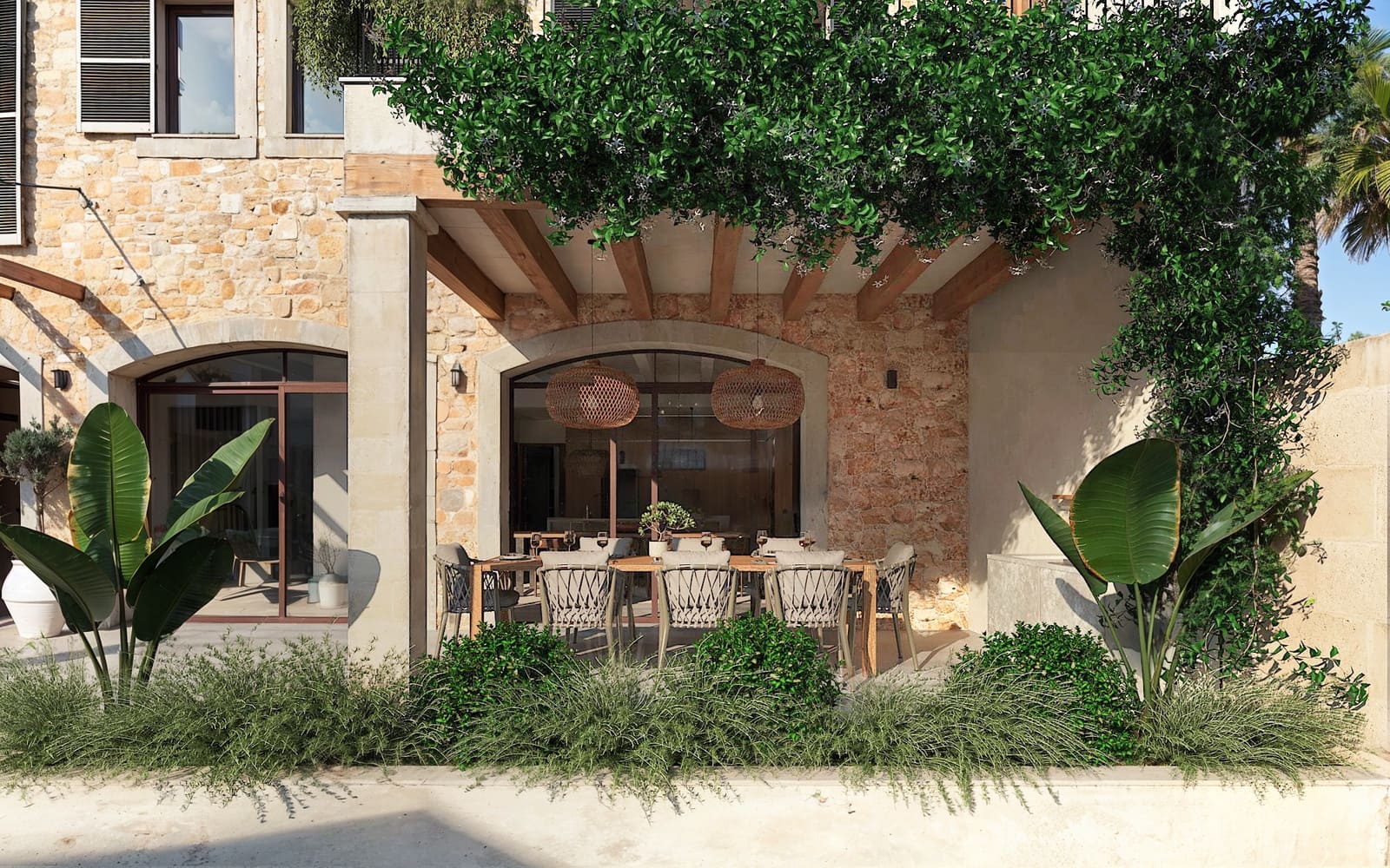 5 bedroom Townhouse for sale in Ses Salines with pool garage - € 3,600,000 (Ref: 9470748)