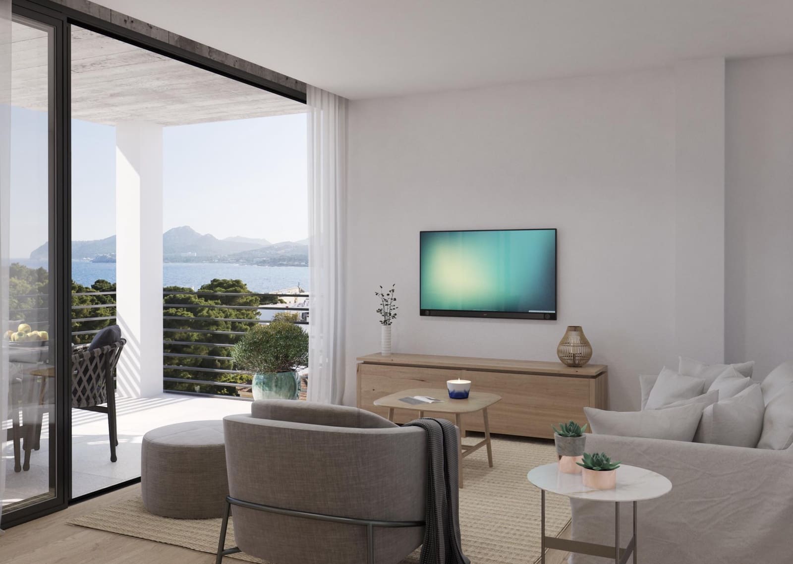 2 soveværelse Lejlighed til salg i Cala Ratjada med swimmingpool garage - € 526.000 (Ref: 9549781)