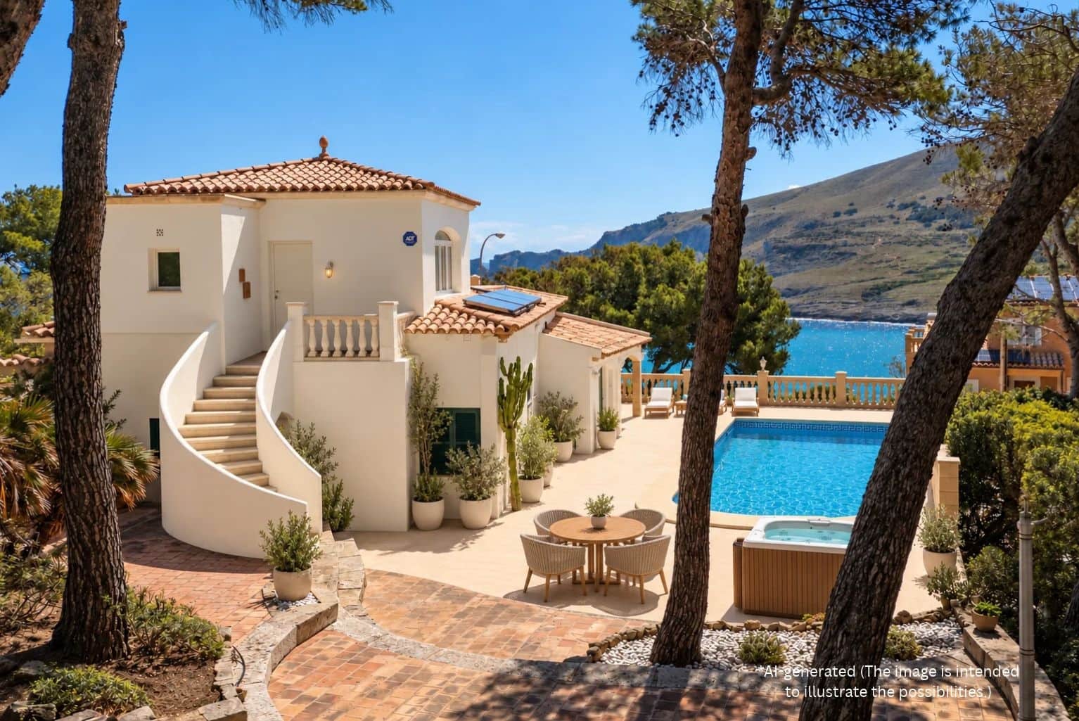 5 bedroom Villa for sale in Cala Mesquida with pool garage - € 1,475,000 (Ref: 9812617)